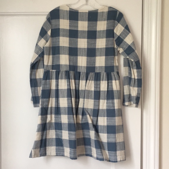 NWOT Yound and Free Checkered Linen Dress - Picture 4 of 5